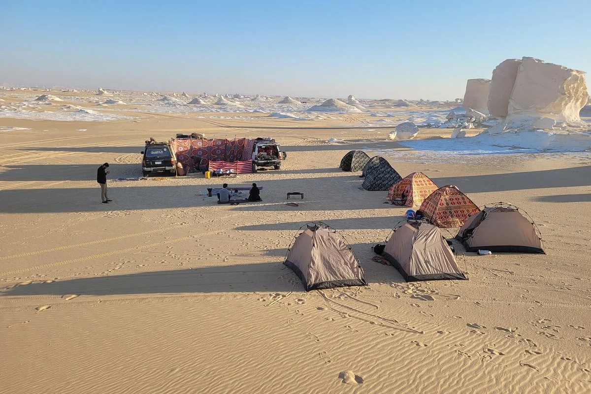 white desert home
