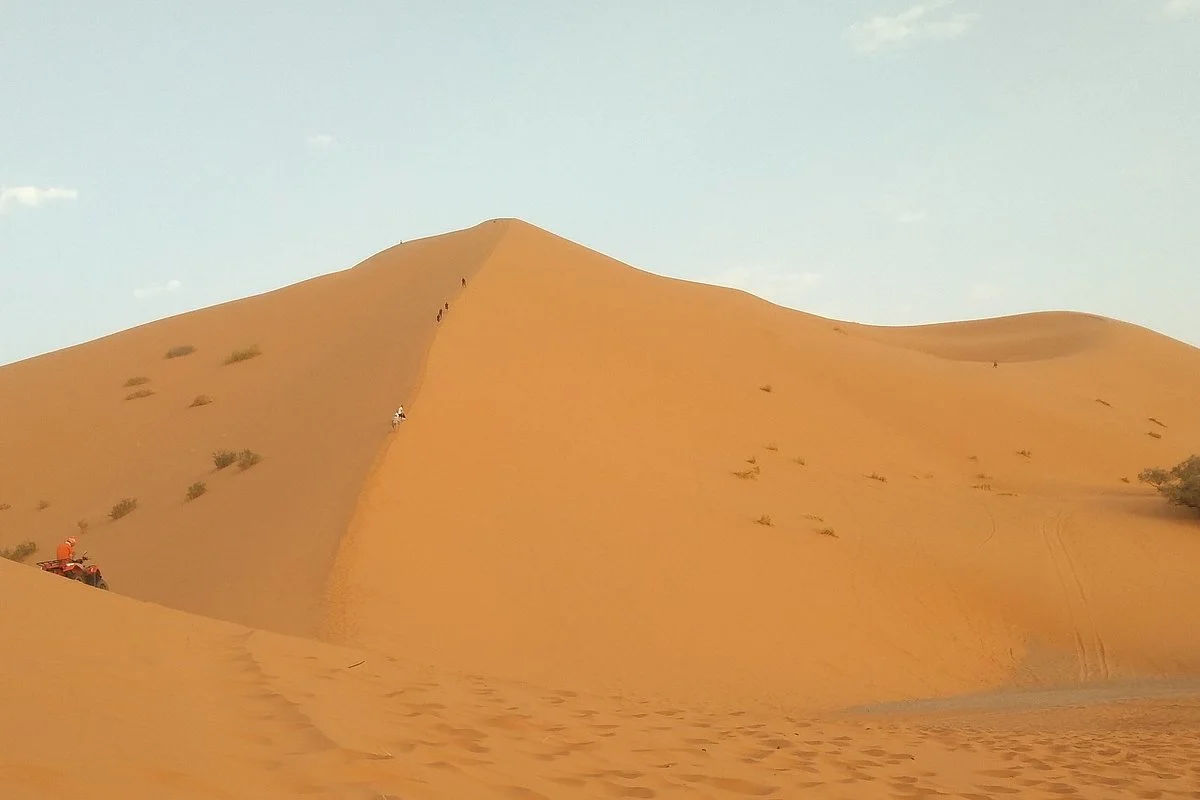 Sahara nomad’s camp