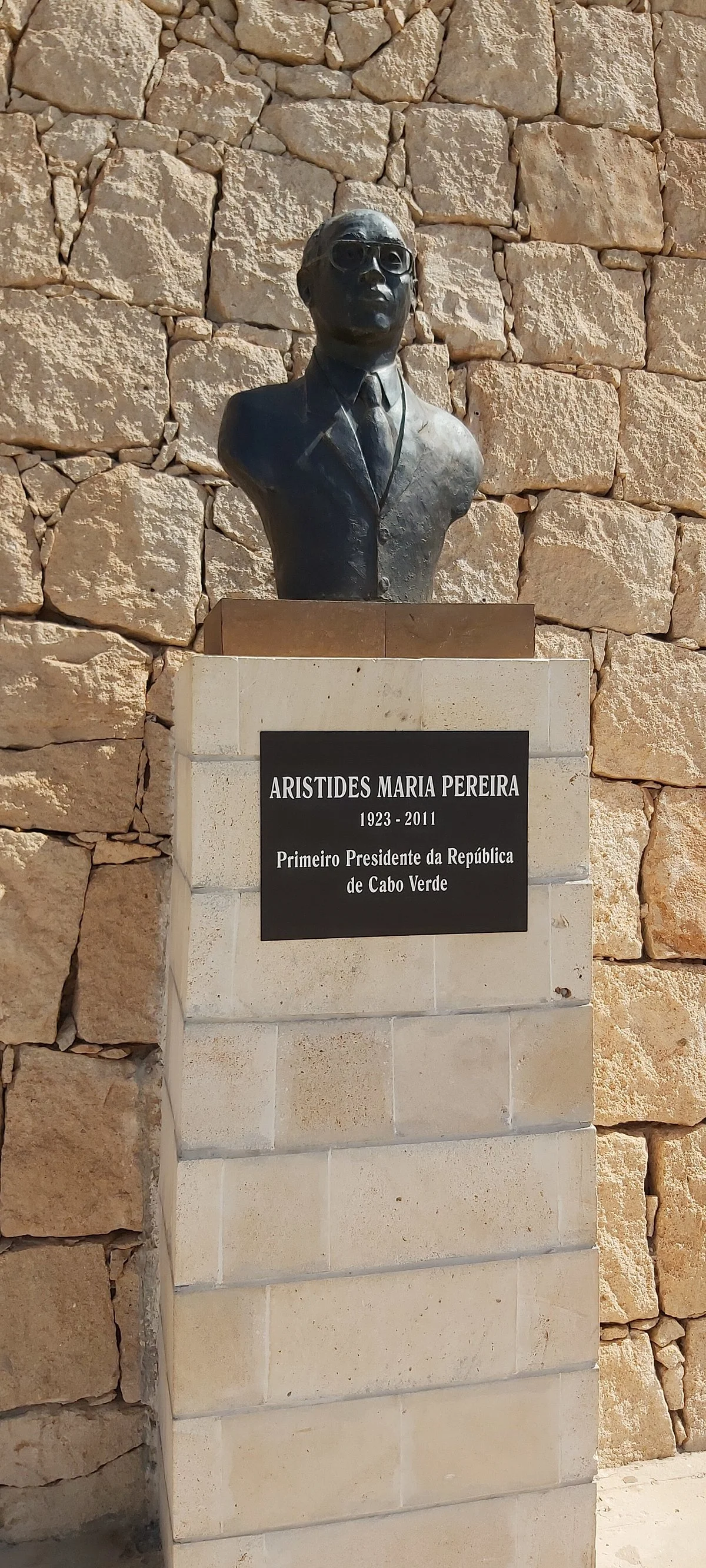 Statue Of Aristides Maria Pereira
